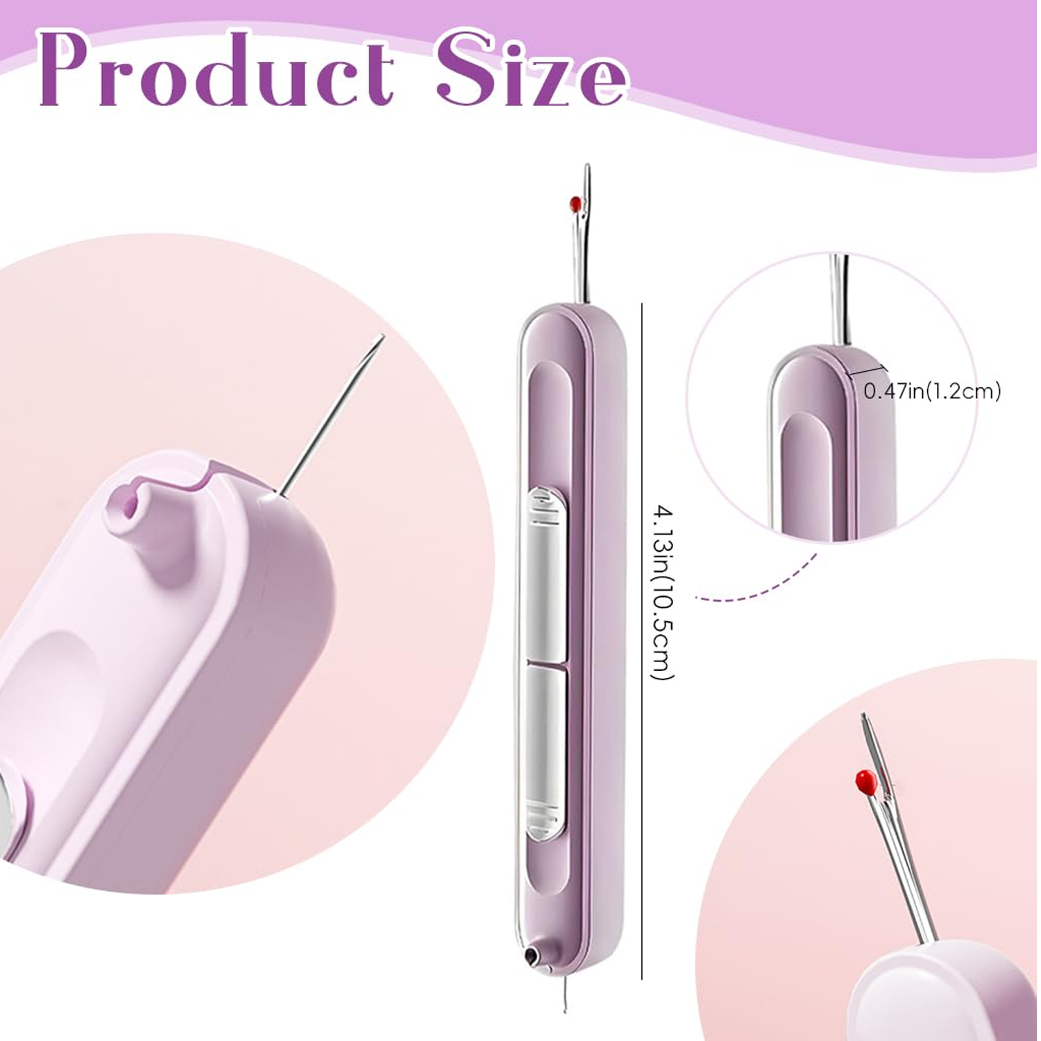 1 Automatic Threader & Seam Ripper Dual Head Retractable