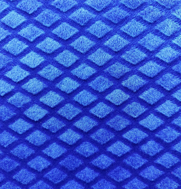 Velvet Embossed Unstitched Fabric Furnishing and Upholstery