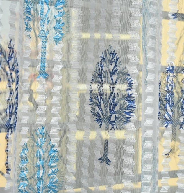 Tissue Net Printed Fabric for Curtains