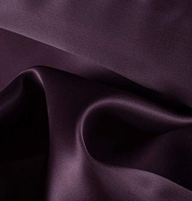 Plain Silky Shine Satin Fabric Material