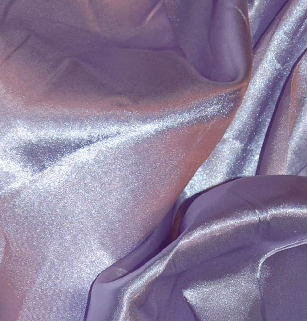 Fabrics Pale Lilac Silky Satin