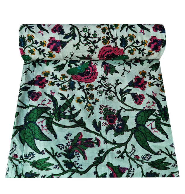 Jaipuri Handmade Digital Printed Fabric Material for Women