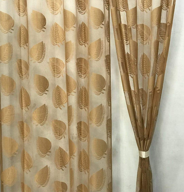 Polyester Heavy Floral Lining Net Tissue Fabric for Curtains