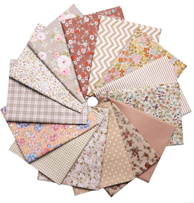 100% Cotton Quilting Fabric Bundles 14pcs  Quilting