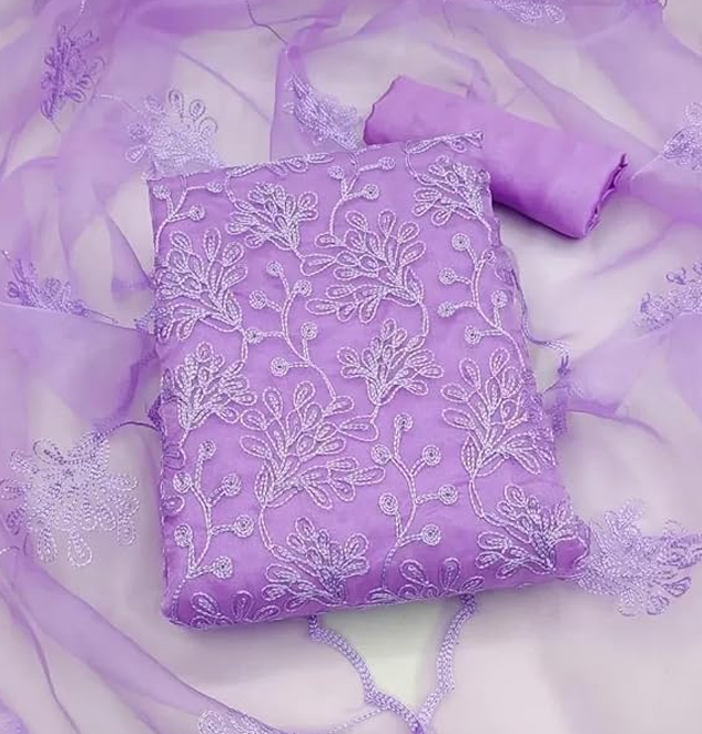 Women's Organza Embroidered