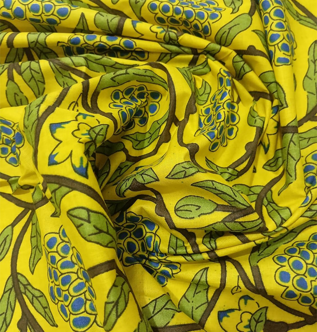 Pure Cotton Dress Making Fabric Material for Women Blouse, Plazzo, Kurti.