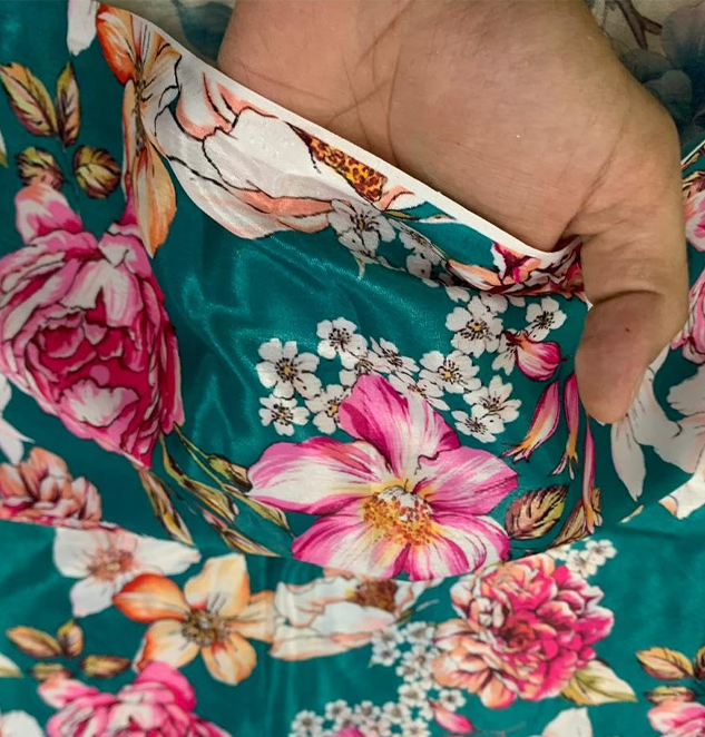Digital Printed Fabric Dress Material Soft Floral Print Fabric