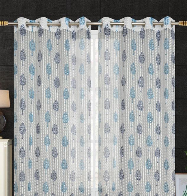 Tissue Net Printed Fabric for Curtains