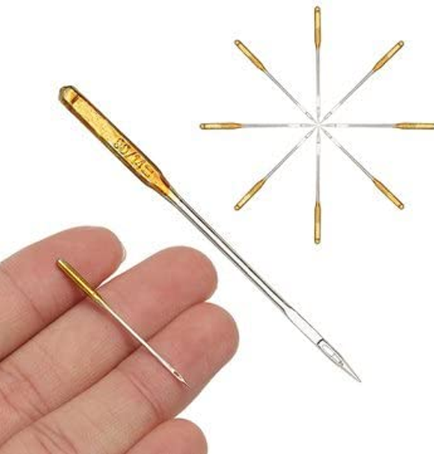 Regular Ball Point Sewing Machine Needles for Singer (90/14) - 50 Pieces